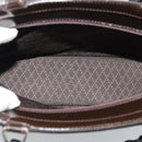 GUCCI Bamboo Hand Bag Canvas Brown Silver 000 1998 0588 Auth ep14949-11