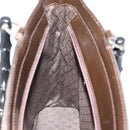 GUCCI Bamboo Hand Bag Canvas Brown Silver 000 1998 0588 Auth ep14949-18