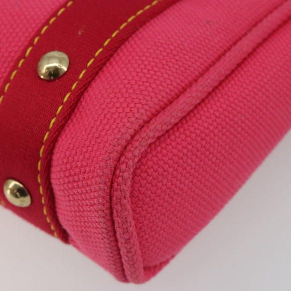 LOUIS VUITTON Antigua Cabas PM Hand Bag Rouge Pink M40088 LV Auth ep14951V