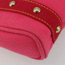 LOUIS VUITTON Antigua Cabas PM Hand Bag Rouge Pink M40088 LV Auth ep14951V-14
