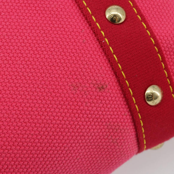 LOUIS VUITTON Antigua Cabas PM Hand Bag Rouge Pink M40088 LV Auth ep14951V