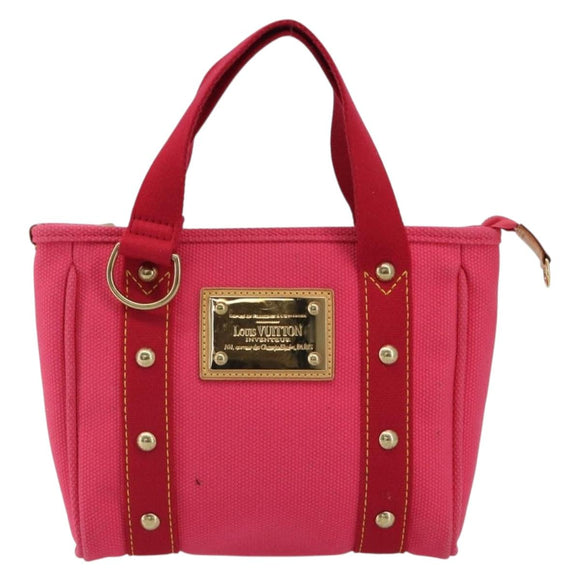 LOUIS VUITTON Antigua Cabas PM Hand Bag Rouge Pink M40088 LV Auth ep14951V