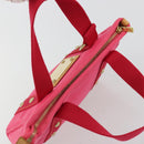 LOUIS VUITTON Antigua Cabas PM Hand Bag Rouge Pink M40088 LV Auth ep14951V-6