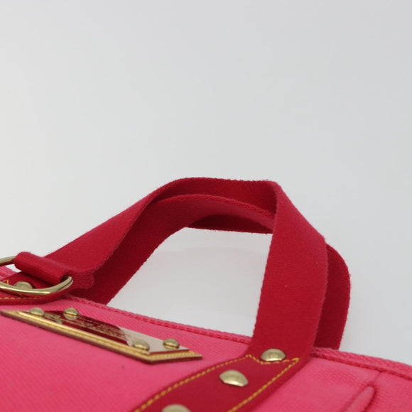 LOUIS VUITTON Antigua Cabas PM Hand Bag Rouge Pink M40088 LV Auth ep14951V