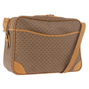GUCCI Micro GG Supreme Shoulder Bag PVC Beige Gold Auth ep14952-1