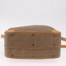 GUCCI Micro GG Supreme Shoulder Bag PVC Beige Gold Auth ep14952-6