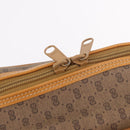 GUCCI Micro GG Supreme Shoulder Bag PVC Beige Gold Auth ep14952-19