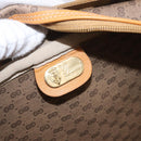 GUCCI Micro GG Supreme Shoulder Bag PVC Beige Gold Auth ep14952-20