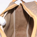 GUCCI Micro GG Supreme Shoulder Bag PVC Beige Gold Auth ep14952-22