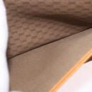GUCCI Micro GG Supreme Shoulder Bag PVC Beige Gold Auth ep14952-26