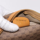 GUCCI Micro GG Supreme Shoulder Bag PVC Beige Gold Auth ep14952-12