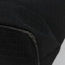 FENDI Zucchino Canvas Tote Bag Black Silver Auth ep14953-16