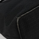 FENDI Zucchino Canvas Tote Bag Black Silver Auth ep14953-17