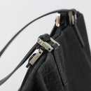 FENDI Zucchino Canvas Tote Bag Black Silver Auth ep14953-9