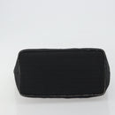 FENDI Zucchino Canvas Tote Bag Black Silver Auth ep14953-5