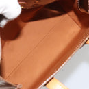 LOUIS VUITTON Monogram Vernis Reade PM Hand Bag Bronze M91146 LV Auth ep14954-11