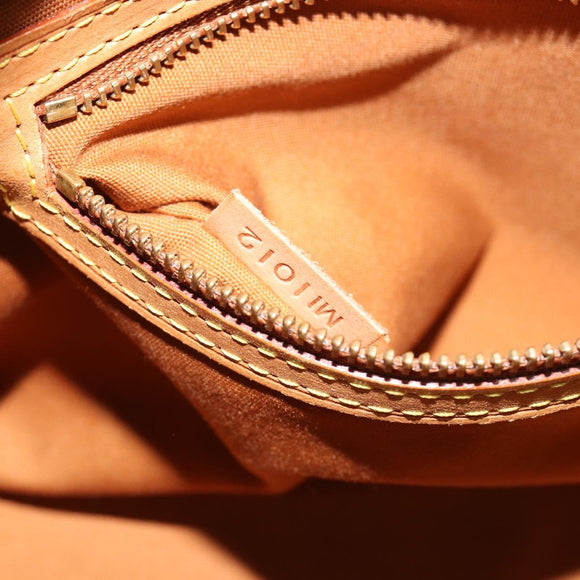LOUIS VUITTON Monogram Vernis Reade PM Hand Bag Bronze M91146 LV Auth ep14954