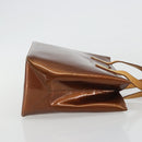 LOUIS VUITTON Monogram Vernis Reade PM Hand Bag Bronze M91146 LV Auth ep14954-3