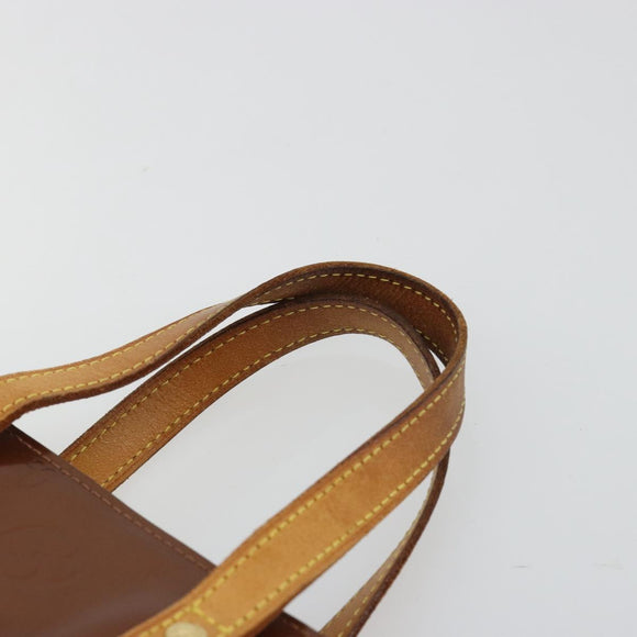 LOUIS VUITTON Monogram Vernis Reade PM Hand Bag Bronze M91146 LV Auth ep14954