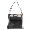 GUCCI Shoulder Bag Vinyl Black Clear 001 2058 1772 5 Auth ep14956-1