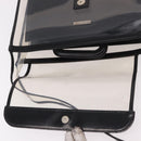 GUCCI Shoulder Bag Vinyl Black Clear 001 2058 1772 5 Auth ep14956-17