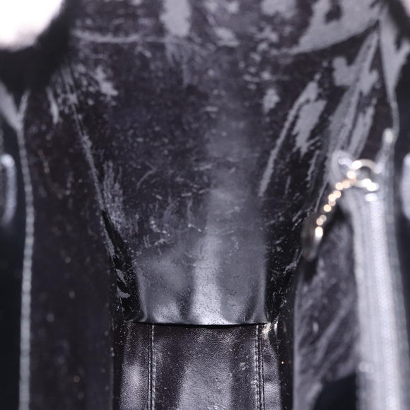 GUCCI Shoulder Bag Vinyl Black Clear 001 2058 1772 5 Auth ep14956