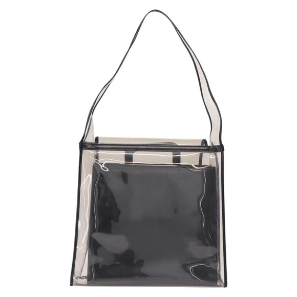 GUCCI Shoulder Bag Vinyl Black Clear 001 2058 1772 5 Auth ep14956