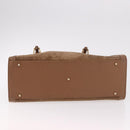 GUCCI Bamboo Hand Bag Suede Brown Gold 002 123 0250 Auth ep14957-6