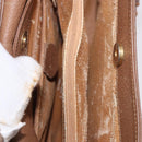 GUCCI Bamboo Hand Bag Suede Brown Gold 002 123 0250 Auth ep14957-10