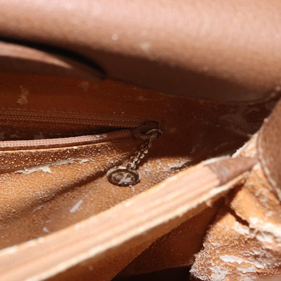 GUCCI Bamboo Hand Bag Suede Brown Gold 002 123 0250 Auth ep14957