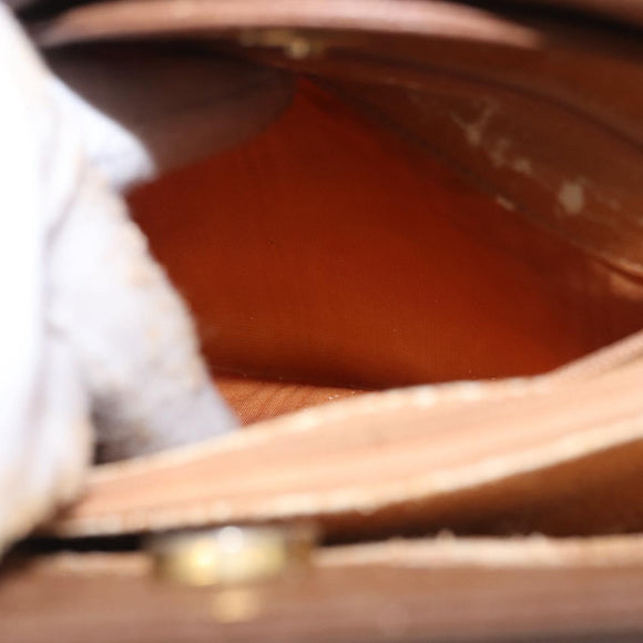 GUCCI Bamboo Hand Bag Suede Brown Gold 002 123 0250 Auth ep14957
