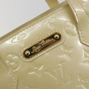 LOUIS VUITTON Monogram Vernis Wilshire PM Bag Broncorail M91452 Auth ep14958-18