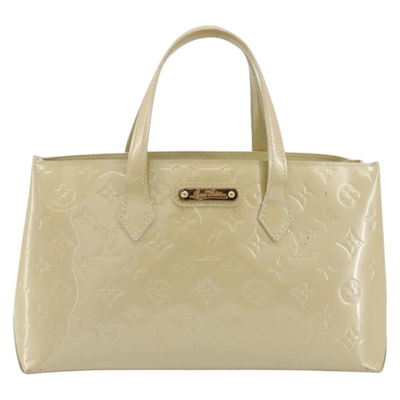 LOUIS VUITTON Monogram Vernis Wilshire PM Bag Broncorail M91452 Auth ep14958