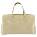 LOUIS VUITTON Monogram Vernis Wilshire PM Bag Broncorail M91452 Auth ep14958-2