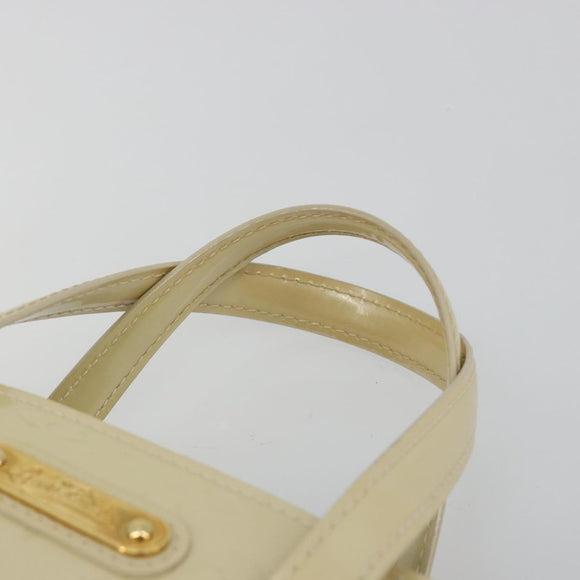 LOUIS VUITTON Monogram Vernis Wilshire PM Bag Broncorail M91452 Auth ep14958