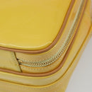 LOUIS VUITTON Monogram Vernis Wooster Bag Lime Yellow M91075 LV Auth ep14959A-14