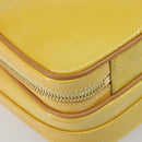 LOUIS VUITTON Monogram Vernis Wooster Bag Lime Yellow M91075 LV Auth ep14959A-15
