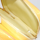 LOUIS VUITTON Monogram Vernis Wooster Bag Lime Yellow M91075 LV Auth ep14959A-21