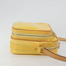 LOUIS VUITTON Monogram Vernis Wooster Bag Lime Yellow M91075 LV Auth ep14959A-3