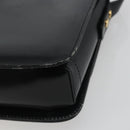 GUCCI Shoulder Bag Leather Black Gold Auth ep14962V-12