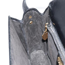 GUCCI Shoulder Bag Leather Black Gold Auth ep14962V-19