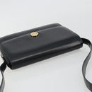 GUCCI Shoulder Bag Leather Black Gold Auth ep14962V-6