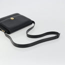 GUCCI Shoulder Bag Leather Black Gold Auth ep14962V-7