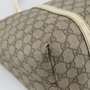 GUCCI GG Supreme Tote Bag PVC Beige Gold 197953 Auth ep14963-18