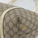 GUCCI GG Supreme Tote Bag PVC Beige Gold 197953 Auth ep14963-19