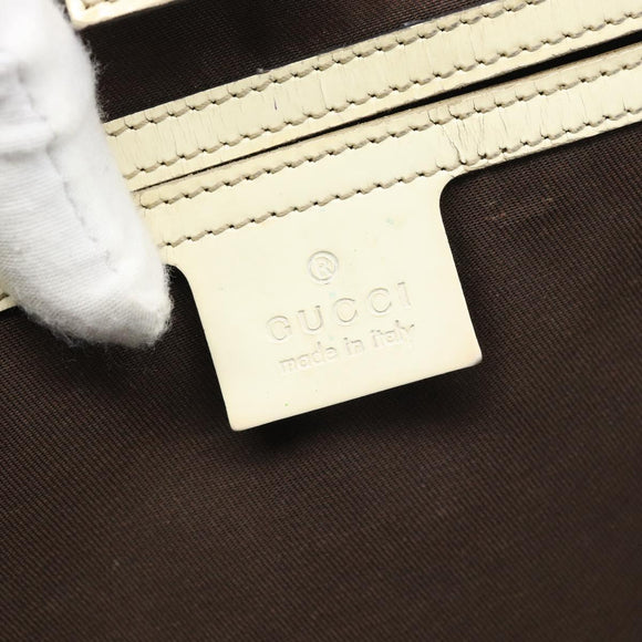 GUCCI GG Supreme Tote Bag PVC Beige Gold 197953 Auth ep14963