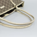 GUCCI GG Supreme Tote Bag PVC Beige Gold 197953 Auth ep14963-14