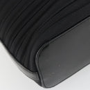 GUCCI Bamboo Hand Bag Nylon Black Silver 002 1998 0352 Auth ep14964-14