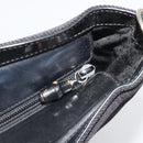 GUCCI Bamboo Hand Bag Nylon Black Silver 002 1998 0352 Auth ep14964-15