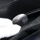 GUCCI Bamboo Hand Bag Nylon Black Silver 002 1998 0352 Auth ep14964-22